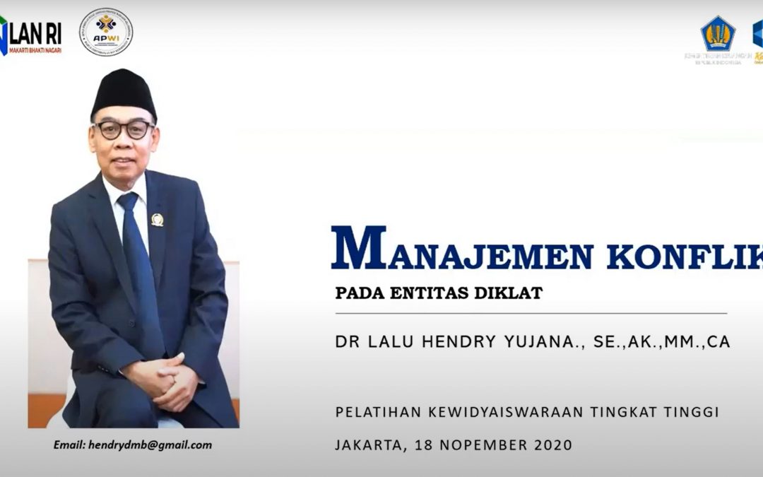 Manajemen Konflik – Dr. Lalu Hendry Yujana
