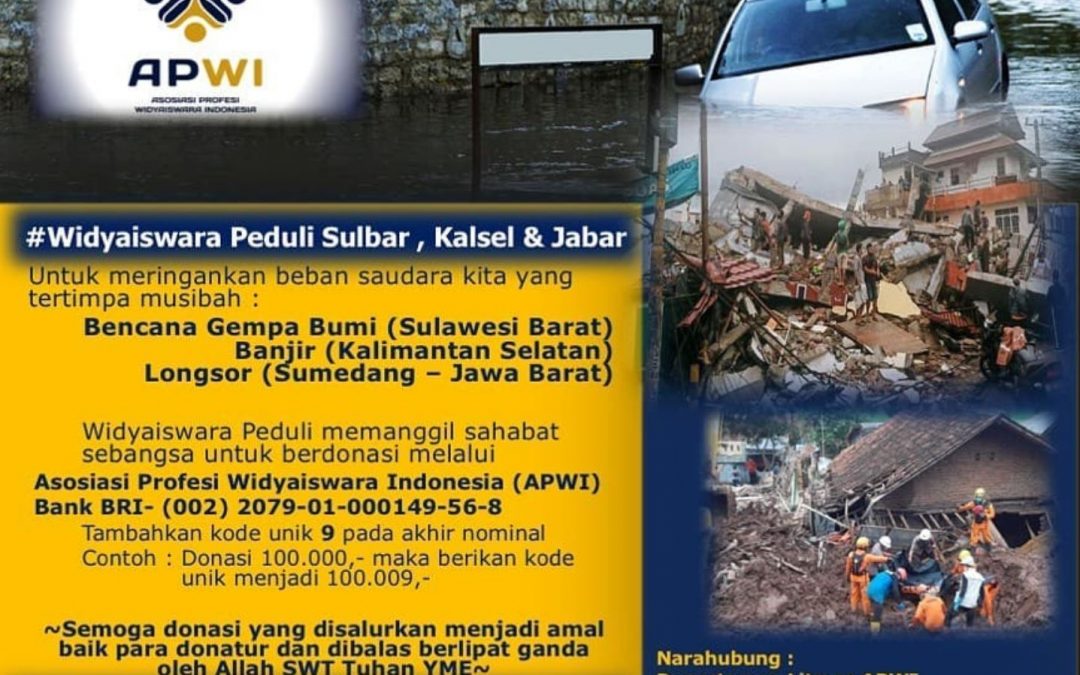 #Widyaiswara Peduli Sulbar, Kalsel & Jabar
