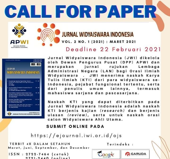 CALL FOR PAPER