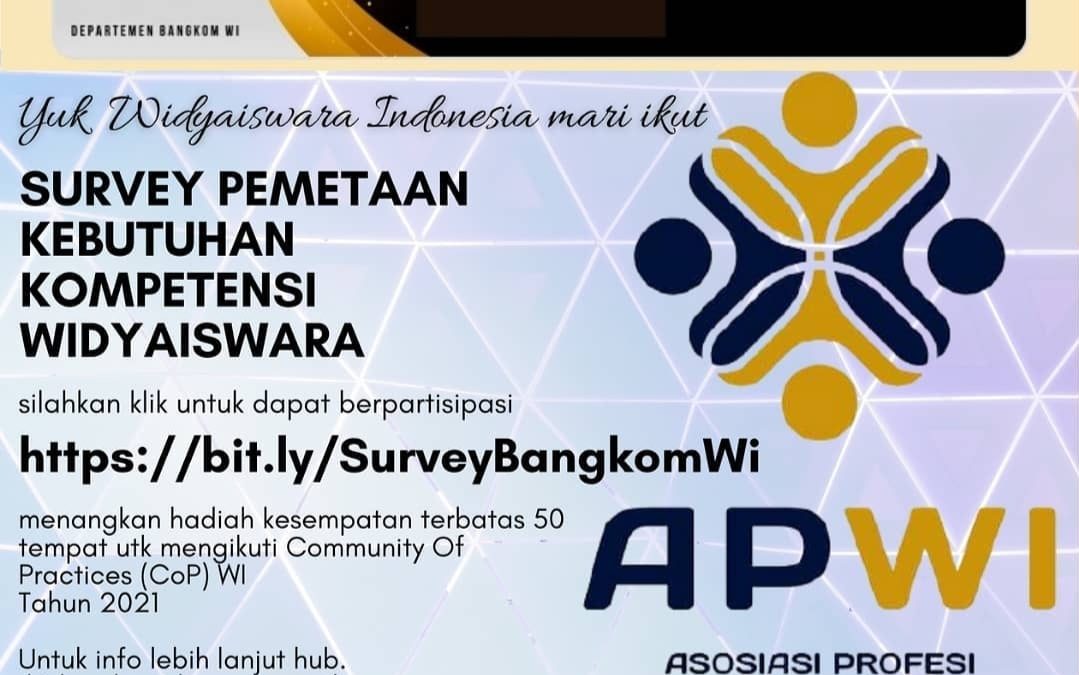 SURVEY PEMETAAN KEBUTUHAN KOMPETENSI WIDYAISWARA 2021