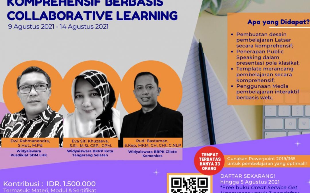 Public Training Latsar CPNS Komprehensif Berbasis Collaborative Learning.